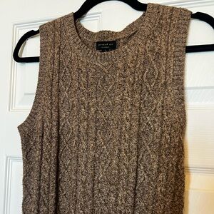 Anthropologie Cable Knit Midi Dress